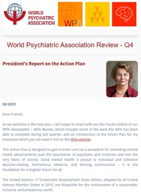 We are pleased to announce that the Q4 2023 edition of the WPA Review has now been published! Similar to previous releases, all WPA members will receive the eNewsletter via email, featuring concise reports submitted by our esteemed members worldwide. Additionally, you can access this edition (as well as past editions) of the eNewsletter here. The WPA Review - Q4 2023 includes a wide range of reports, highlighting the latest developments and events since our previous edition.