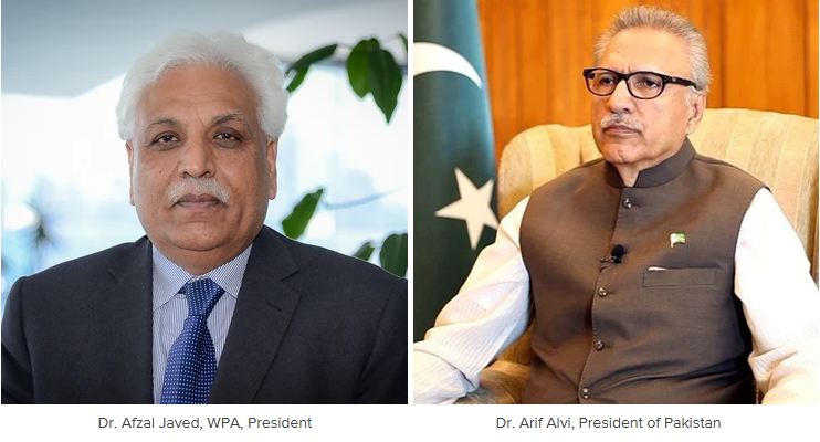 Prestigious Pakistan Civil Award Bestowed on WPA President, Dr. Afzal Javed