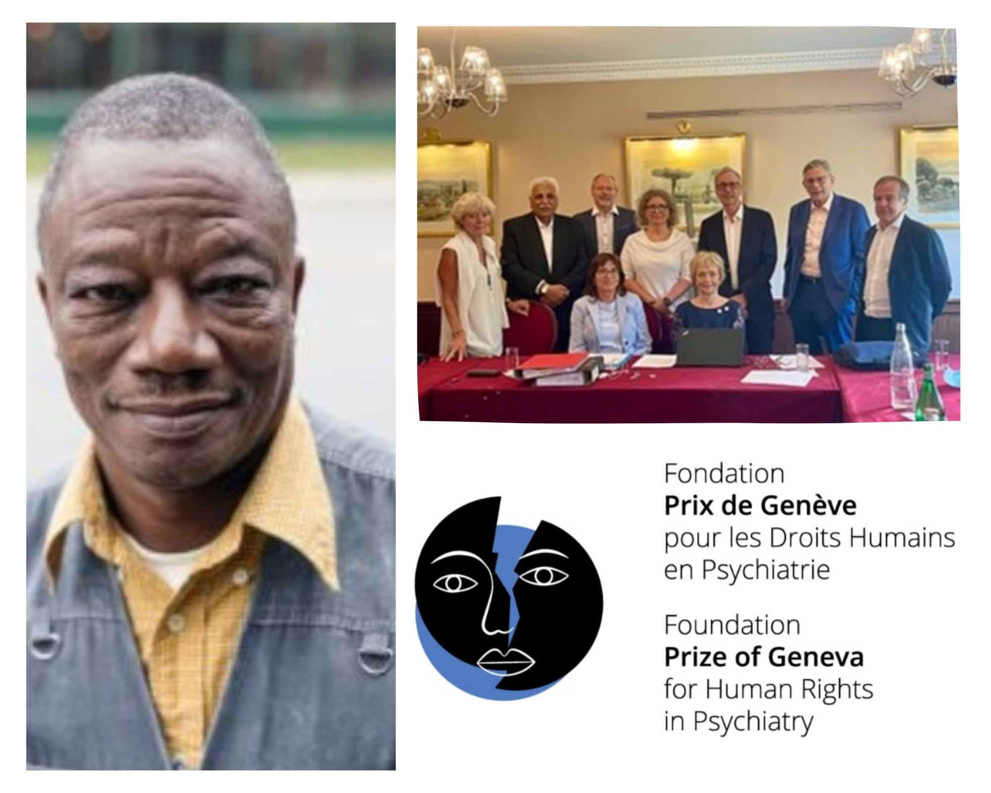 Geneva Prize for Human Rights in Psychiatry: Awarded to Grégoire Ahongbonon