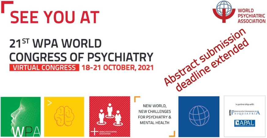 As the COVID pandemic continues to affect lives across the globe and travel restrictions look set to remain for many, the WPA has taken the decision to hold our next World Congress of Psychiatry virtually. The meeting will take place 18-21 October 2021, and participants can expect the same high quality of presentations recently experienced at our first-ever virtual event. Feedback on last week\'s virtual congress was overwhelmingly positive, so we are already excited to gather again for another week of insightful discussions and presentations.